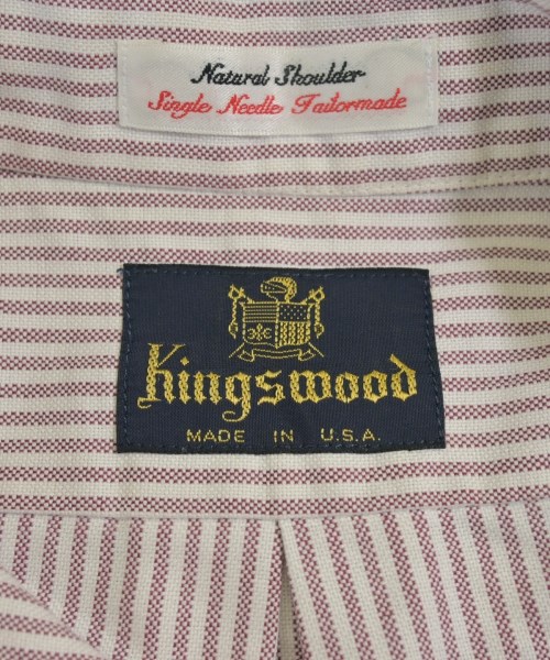 KINGSWOOD（キングスウッド）カジュアルシャツ 赤 サイズ:S メンズ/2200707531069
