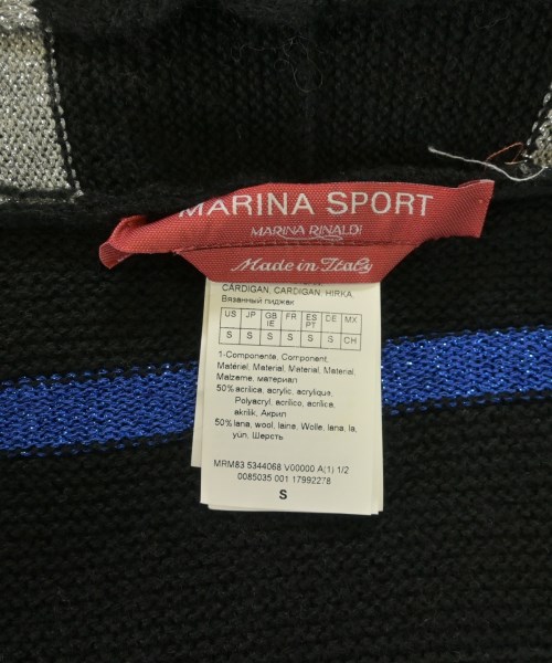 MARINA SPORT（マリナスポート）カーディガン 黒 サイズ:S レディース/2200665417320