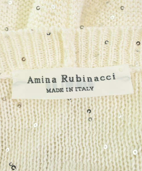 Amina Rubinacci（アミーナルビナッチ）カーディガン 白 サイズ:42(L位) レディース/2200734463029