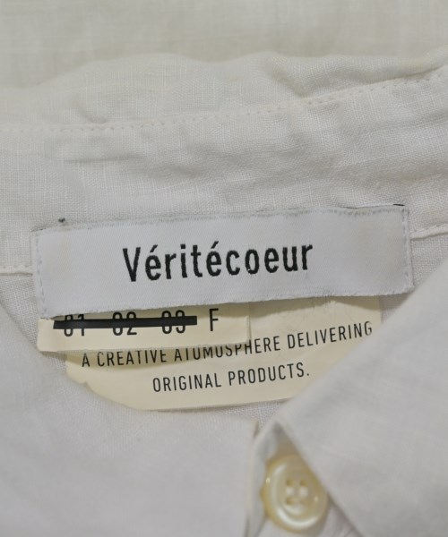 veritecoeur（ヴェリテクール）シャツワンピース 白 サイズ:F レディース/2200679022077
