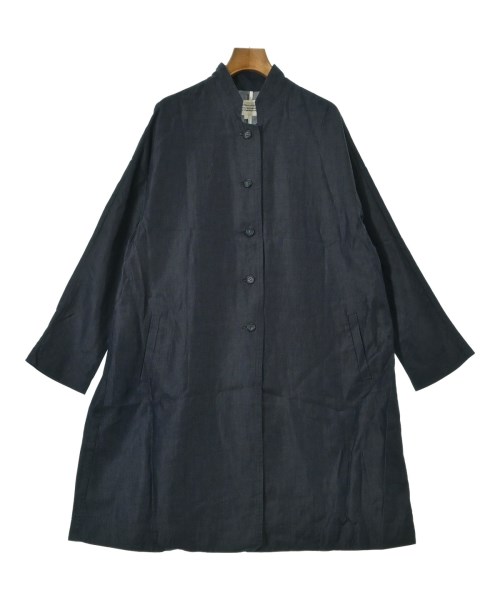 veritecoeur(ヴェリテクール)ステンカラーコート 紺 サイズ:F/2200663691012