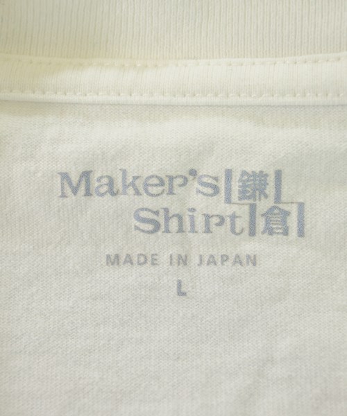 Maker's Shirt 鎌倉（メイカーズシャツカマクラ）Tシャツ・カットソー 白 サイズ:L レディース/2200618010431