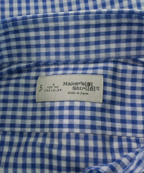Maker's Shirt 鎌倉（メイカーズシャツカマクラ）ドレスシャツ 青 サイズ:37(XS位) メンズ/2200631932130