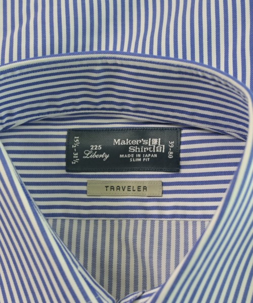 Maker's Shirt 鎌倉（メイカーズシャツカマクラ）ドレスシャツ 青 サイズ:39(M位) メンズ/2200631932147