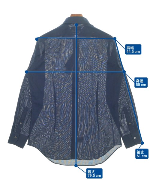 Maker's Shirt 鎌倉（メイカーズシャツカマクラ）カジュアルシャツ 紺 サイズ:41(XL位) メンズ/2200621667769