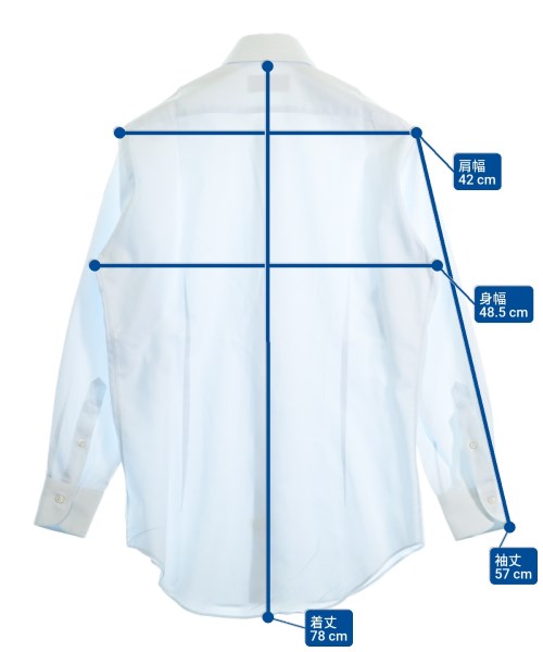 Maker's Shirt 鎌倉（メイカーズシャツカマクラ）カジュアルシャツ 青 サイズ:38(S位) メンズ/2200616151044