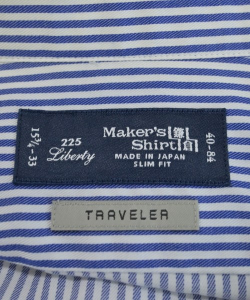 Maker's Shirt 鎌倉（メイカーズシャツカマクラ）カジュアルシャツ 青 サイズ:15 3/4(L位) メンズ/2200612846081