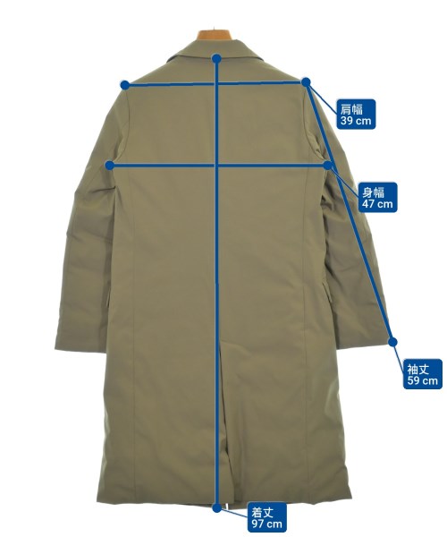 Maker's Shirt 鎌倉（メイカーズシャツカマクラ）ダウンコート カーキ サイズ:M メンズ/2200617438021