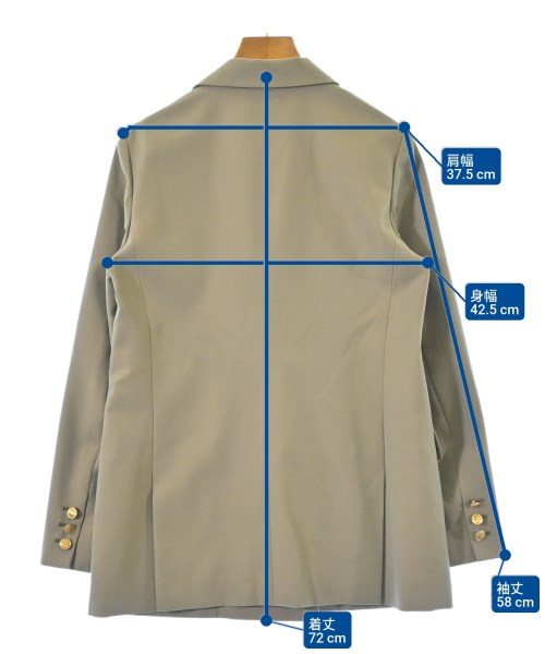 Maker's Shirt 鎌倉（メイカーズシャツカマクラ）カジュアルジャケット 茶 サイズ:38(M位) レディース/2200620426022