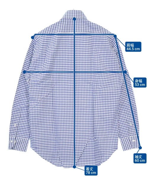 Maker's Shirt 鎌倉（メイカーズシャツカマクラ）カジュアルシャツ 青 サイズ:39(M位) メンズ/2200621182019