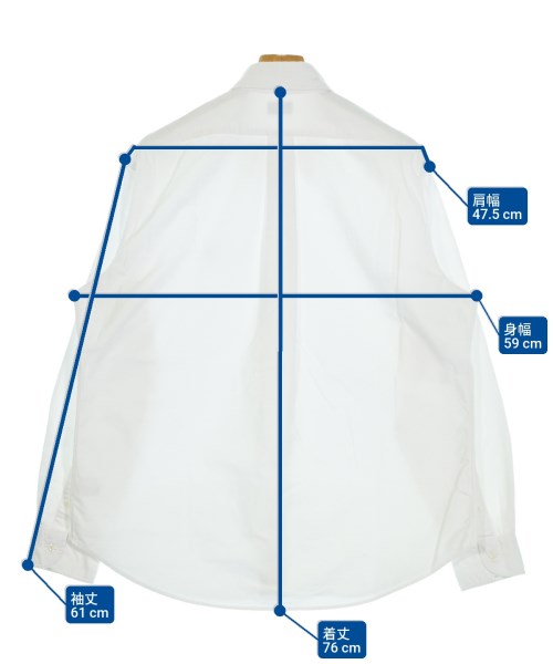 Maker's Shirt 鎌倉（メイカーズシャツカマクラ）カジュアルシャツ 白 サイズ:XL メンズ/2200646480084