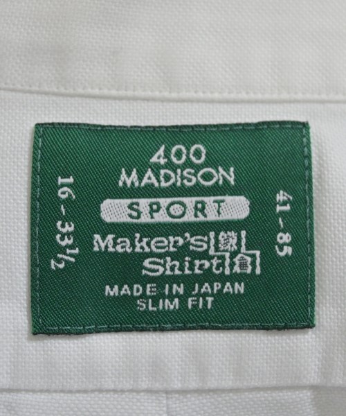 Maker's Shirt 鎌倉（メイカーズシャツカマクラ）カジュアルシャツ 白 サイズ:16(L位) メンズ/2200656722013