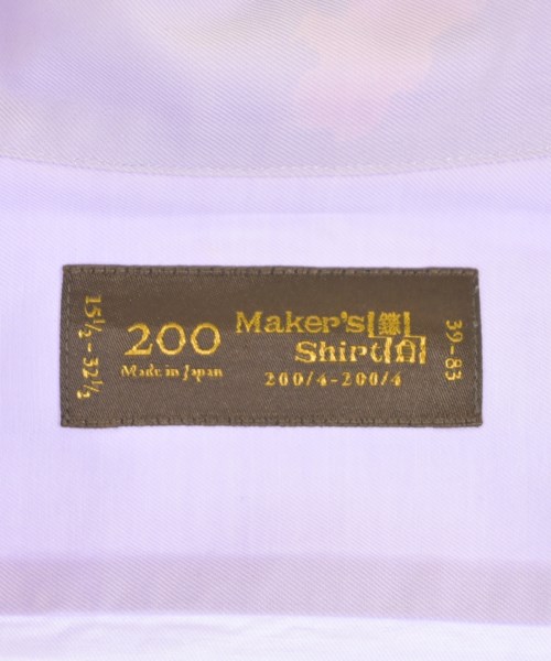 Maker's Shirt 鎌倉（メイカーズシャツカマクラ）ドレスシャツ 紫 サイズ:-(L位) メンズ/2200716347132