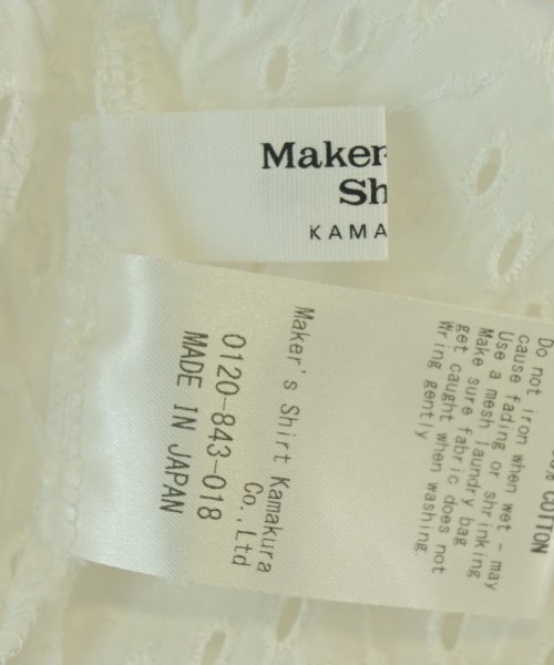 Maker's Shirt 鎌倉（メイカーズシャツカマクラ）ブラウス 白 サイズ:38(M位) レディース/2200713112092