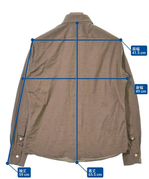 Maker's Shirt 鎌倉（メイカーズシャツカマクラ）カジュアルシャツ 茶 サイズ:M メンズ/2200640609061