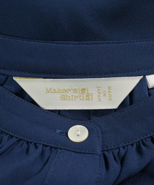 Maker's Shirt 鎌倉（メイカーズシャツカマクラ）ブラウス 青 サイズ:9(M位) レディース/2200667559042