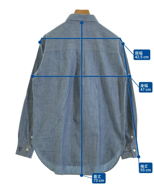 Maker's Shirt 鎌倉（メイカーズシャツカマクラ）カジュアルシャツ 青 サイズ:F レディース/2200667559066