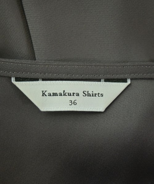 Maker's Shirt 鎌倉（メイカーズシャツカマクラ）カジュアルシャツ グレー サイズ:36(S位) レディース/2200725343064