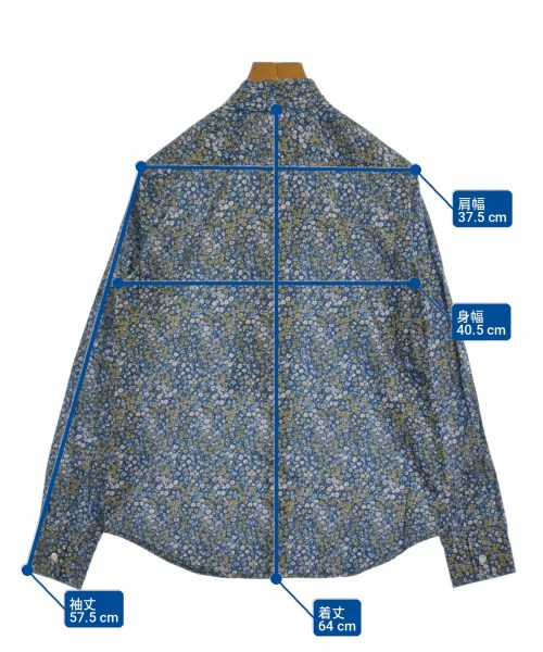 Maker's Shirt 鎌倉（メイカーズシャツカマクラ）ブラウス 青 サイズ:38(M位) レディース/2200731806034