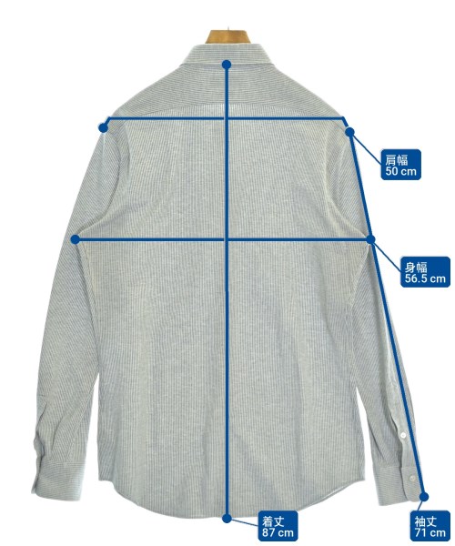 Maker's Shirt 鎌倉（メイカーズシャツカマクラ）カジュアルシャツ グレー サイズ:L メンズ/2200725702151