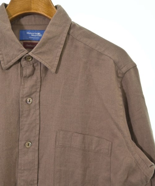 Maker's Shirt 鎌倉（メイカーズシャツカマクラ）ドレスシャツ 茶 サイズ:M メンズ/2200720774030