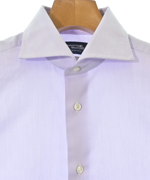 Maker's Shirt 鎌倉（メイカーズシャツカマクラ）カジュアルシャツ 紫 サイズ:37(XS位) メンズ/2200680959027