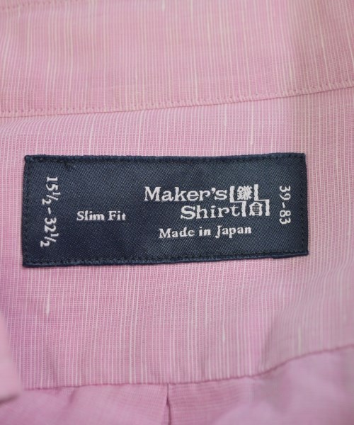 Maker's Shirt 鎌倉（メイカーズシャツカマクラ）カジュアルシャツ ピンク サイズ:39(M位) メンズ/2200683773057