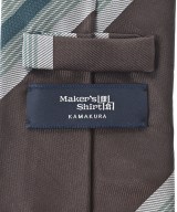 Maker's Shirt 鎌倉（メイカーズシャツカマクラ）ネクタイ 茶 サイズ:- メンズ/2200683007107