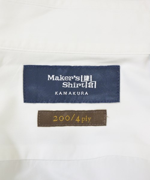 Maker's Shirt 鎌倉（メイカーズシャツカマクラ）カジュアルシャツ 白 サイズ:38(S位) メンズ/2200678493199