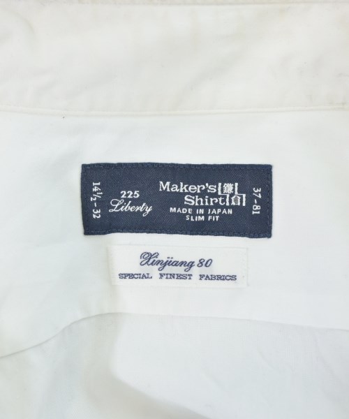 Maker's Shirt 鎌倉（メイカーズシャツカマクラ）カジュアルシャツ 白 サイズ:37(XS位) メンズ/2200687964031