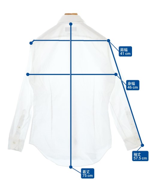 Maker's Shirt 鎌倉（メイカーズシャツカマクラ）カジュアルシャツ 白 サイズ:37(XS位) メンズ/2200687964031