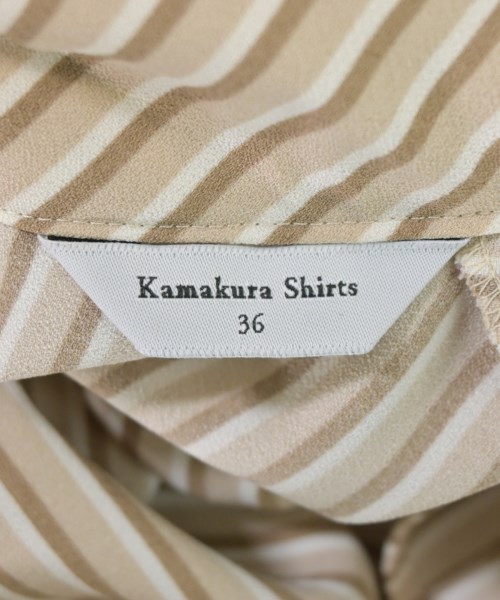 Maker's Shirt 鎌倉（メイカーズシャツカマクラ）ブラウス 茶 サイズ:36(S位) レディース/2200684266053