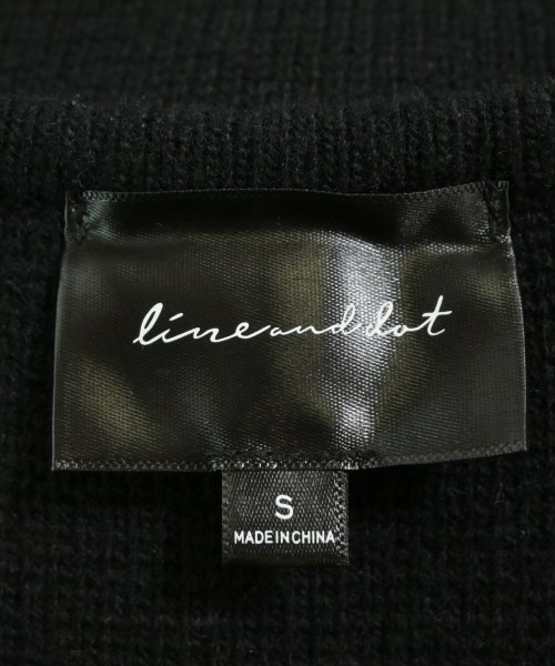 Line&Dot（ライン　アンド　ドット）カーディガン 黒 サイズ:S レディース/2200622355023