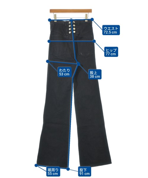 BLANK（ブランク）デニムパンツ 黒 サイズ:1(S位) メンズ/2200656347018