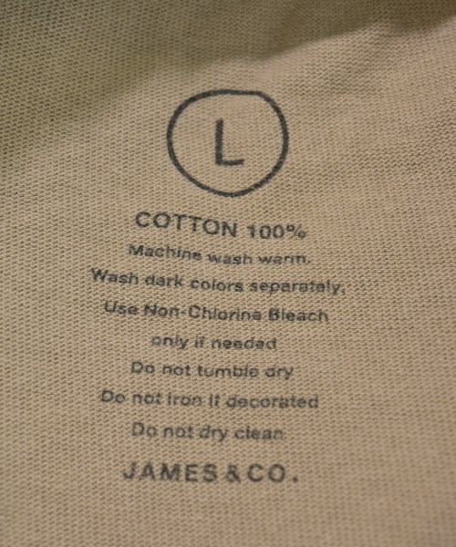 DELICIOUS（デリシャス）Tシャツ・カットソー ベージュ サイズ:L メンズ/2200614413045