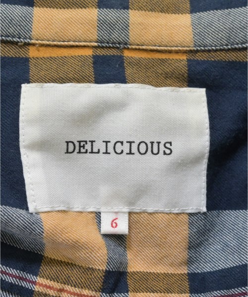 DELICIOUS（デリシャス）カジュアルシャツ 紺 サイズ:6(M位) メンズ/2200620127066