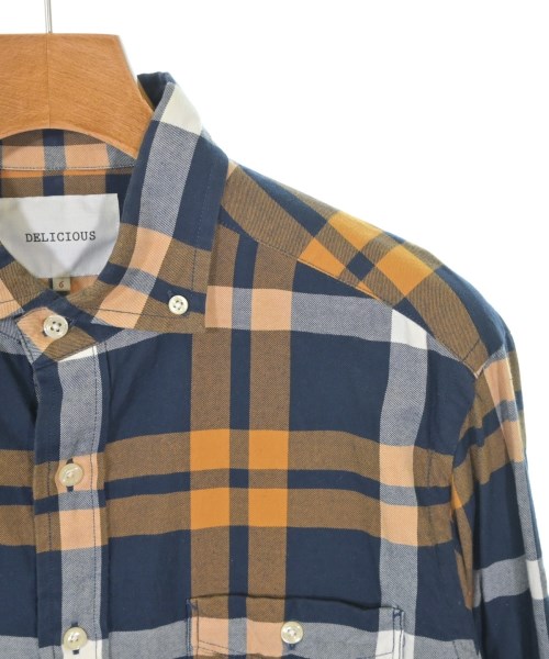 DELICIOUS（デリシャス）カジュアルシャツ 紺 サイズ:6(M位) メンズ/2200620127066