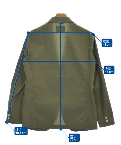 DELICIOUS（デリシャス）ジャケット カーキ サイズ:4(XL位) メンズ/2200664471057