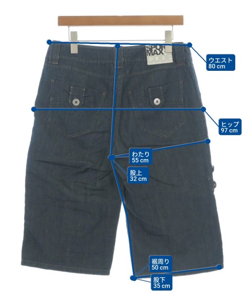 SPORTMAX CODE（スポーツマックスコード）ショートパンツ 紺 サイズ:42(M位) レディース/2200715315019