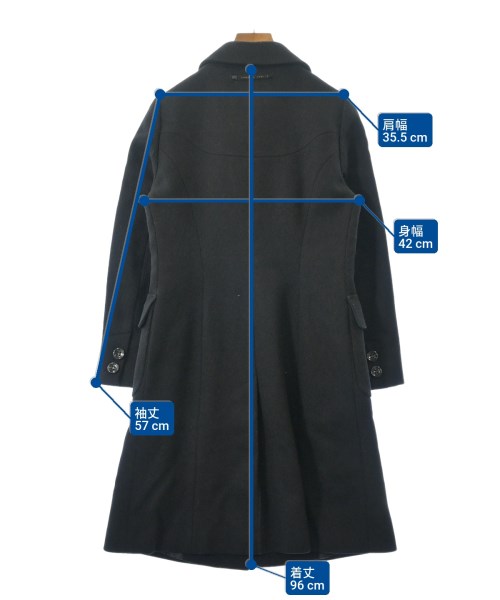SPORTMAX CODE（スポーツマックスコード）ステンカラーコート 黒 サイズ:36(XS位) レディース/2200667029019