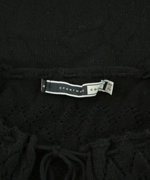 SPORTMAX CODE（スポーツマックスコード）カーディガン 黒 サイズ:M レディース/2200682513050