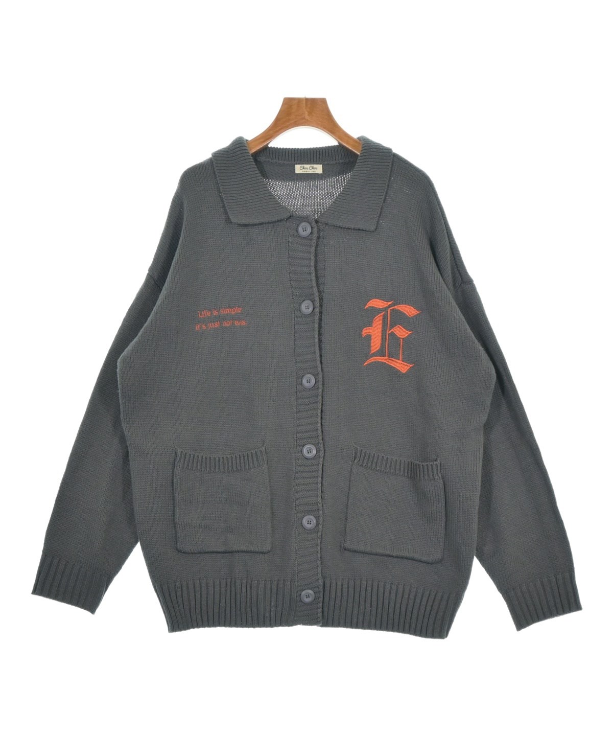 Chou Chou　0724 chou chou（シュシュ）カーディガン グレー サイズ:F レディース