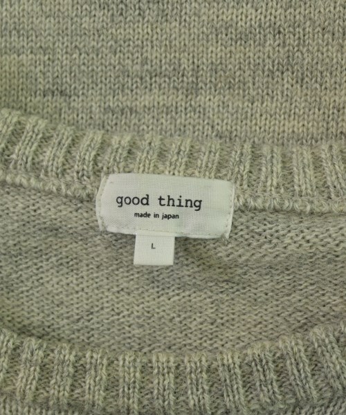 good thing（グッドシング）ニット・セーター グレー サイズ:L メンズ/2200670664023