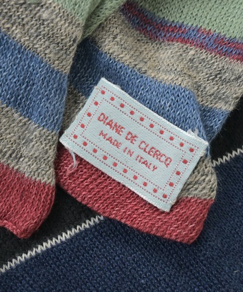 DIANE DE CLERCQ（ダイアンデクラーク）マフラー 黒 サイズ:- レディース/2200643912120