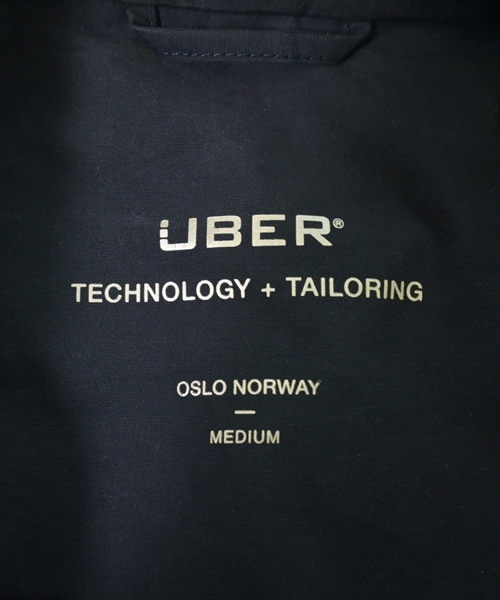 UBER（ウバー）ステンカラーコート 紺 サイズ:M メンズ/2200639419060