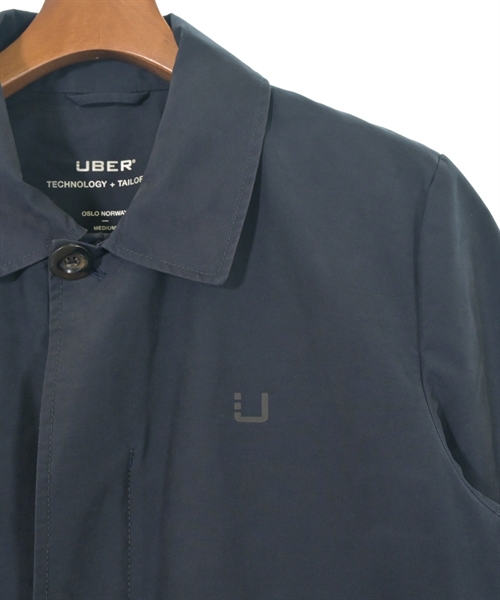 UBER（ウバー）ステンカラーコート 紺 サイズ:M メンズ/2200639419060