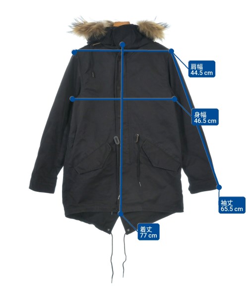 SURT（サート）モッズコート 黒 サイズ:M メンズ/2200628626035