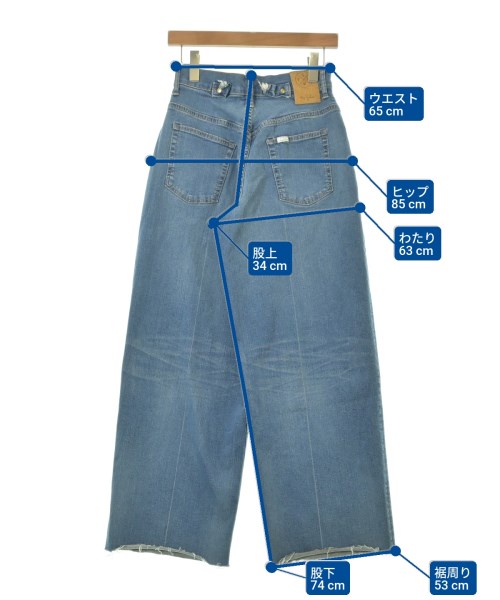 SURT（サート）デニムパンツ 青 サイズ:XS レディース/2200634991684