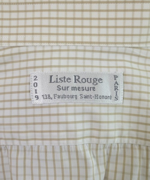Liste Rouge（リストルージュ）カジュアルシャツ 白 サイズ:-(L位) メンズ/2200637733236