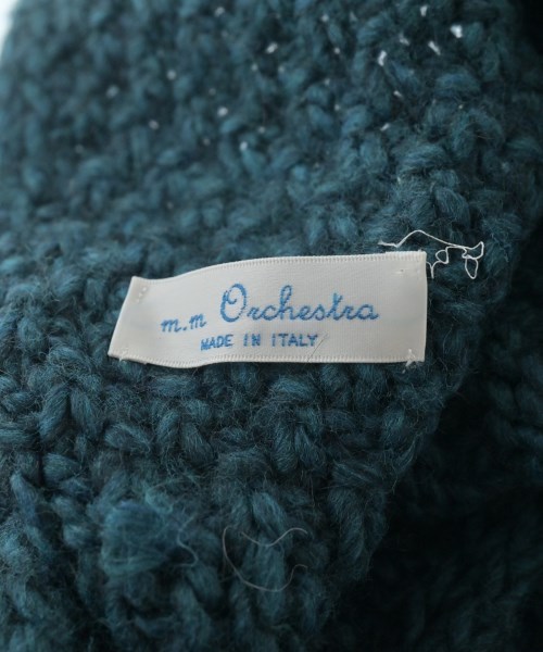 m.m Orchestra（エムエムオーケストラ）マフラー 青 サイズ:- レディース/2200629790063